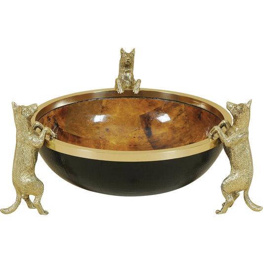 Barker Bowl by Maitland-Smith. Made from unique in a traditional style.