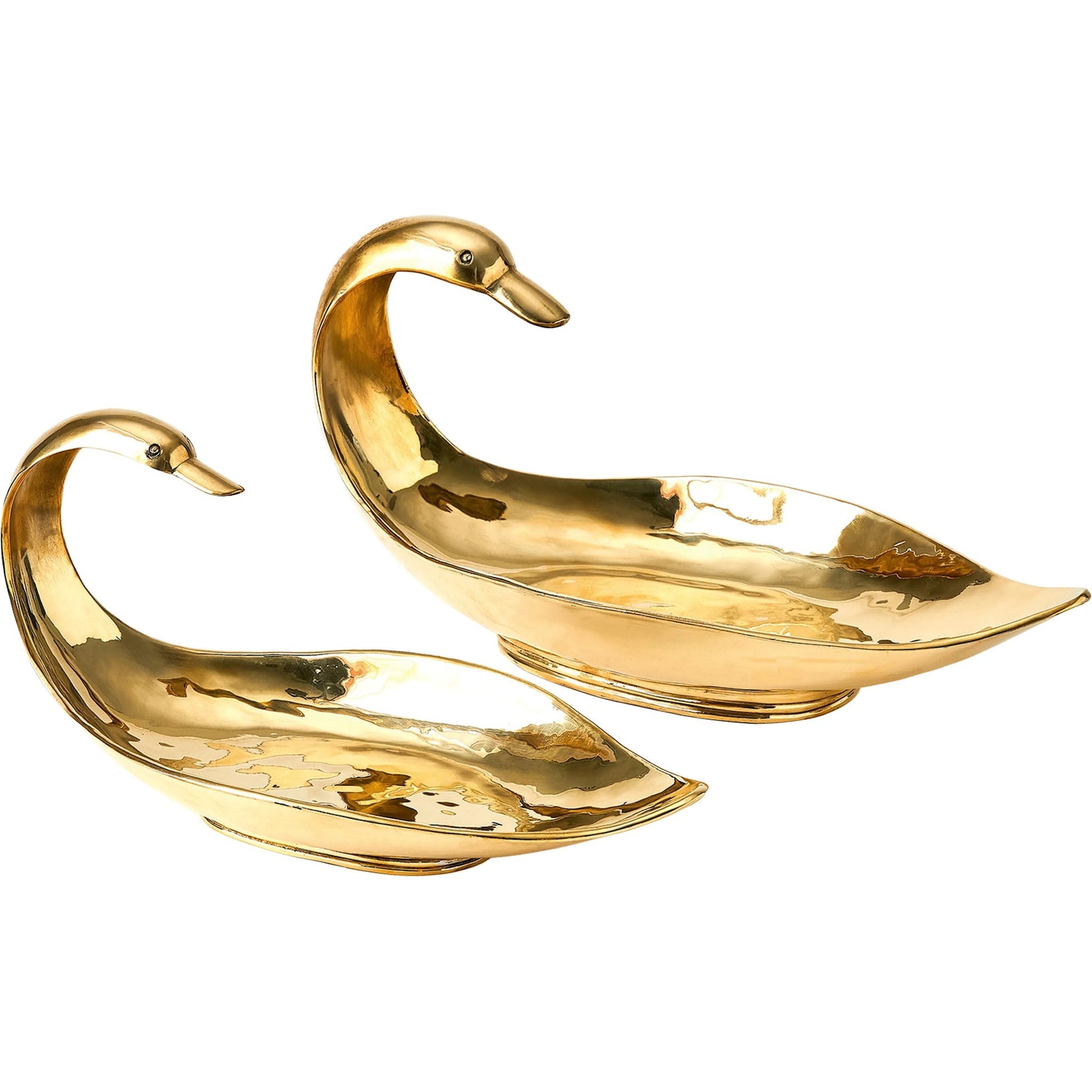 Duck Bowl by Global Views in polished brass. Made from unique in a modern style.