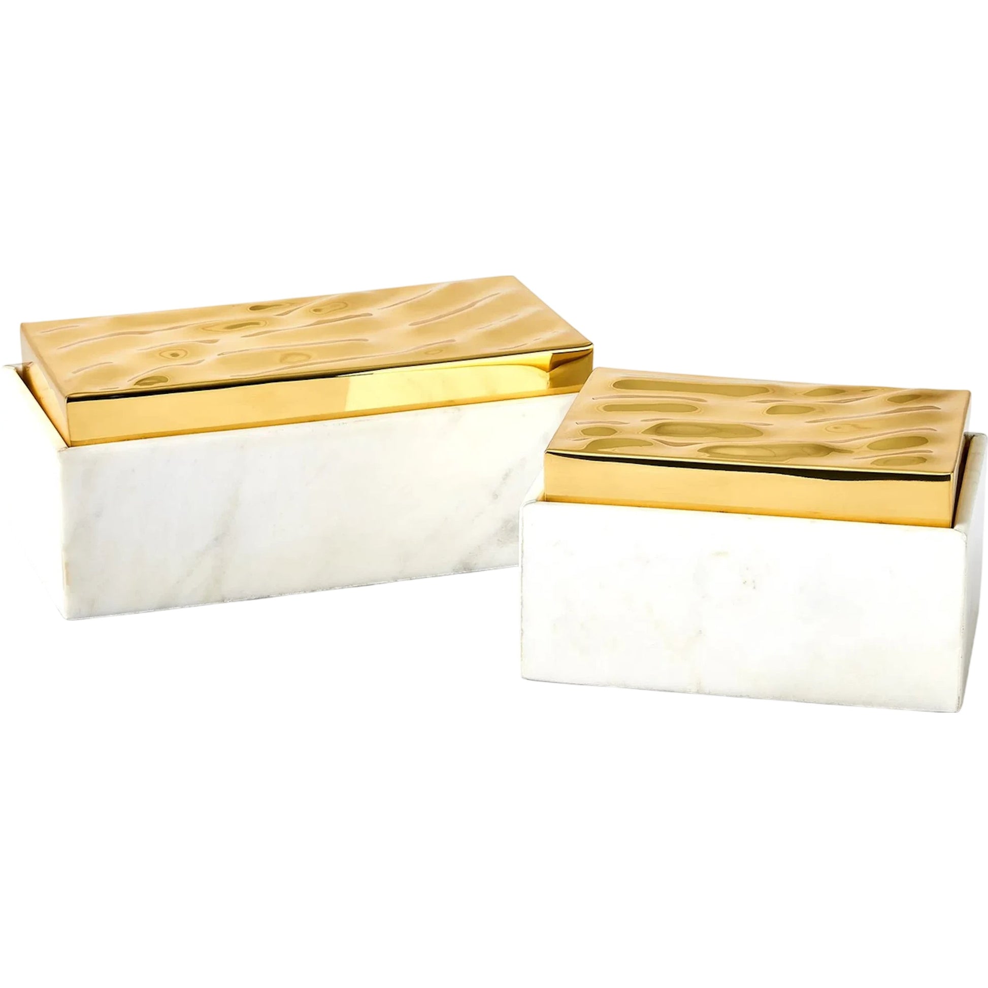 Shimmer Box by Global Views in marble. Made from unique in a unique style.