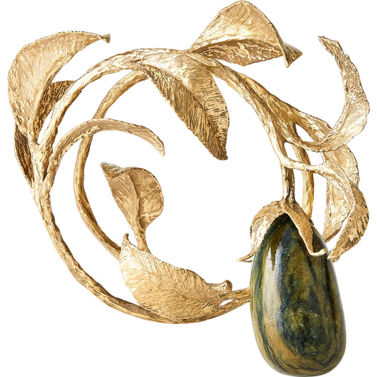 Stone Fruit Sculpture by Global Views. Made from unique in a unique style.