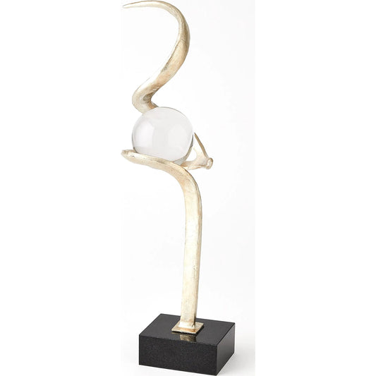 Captured Sphere Sculpture by Global Views. Made from unique in a modern style.