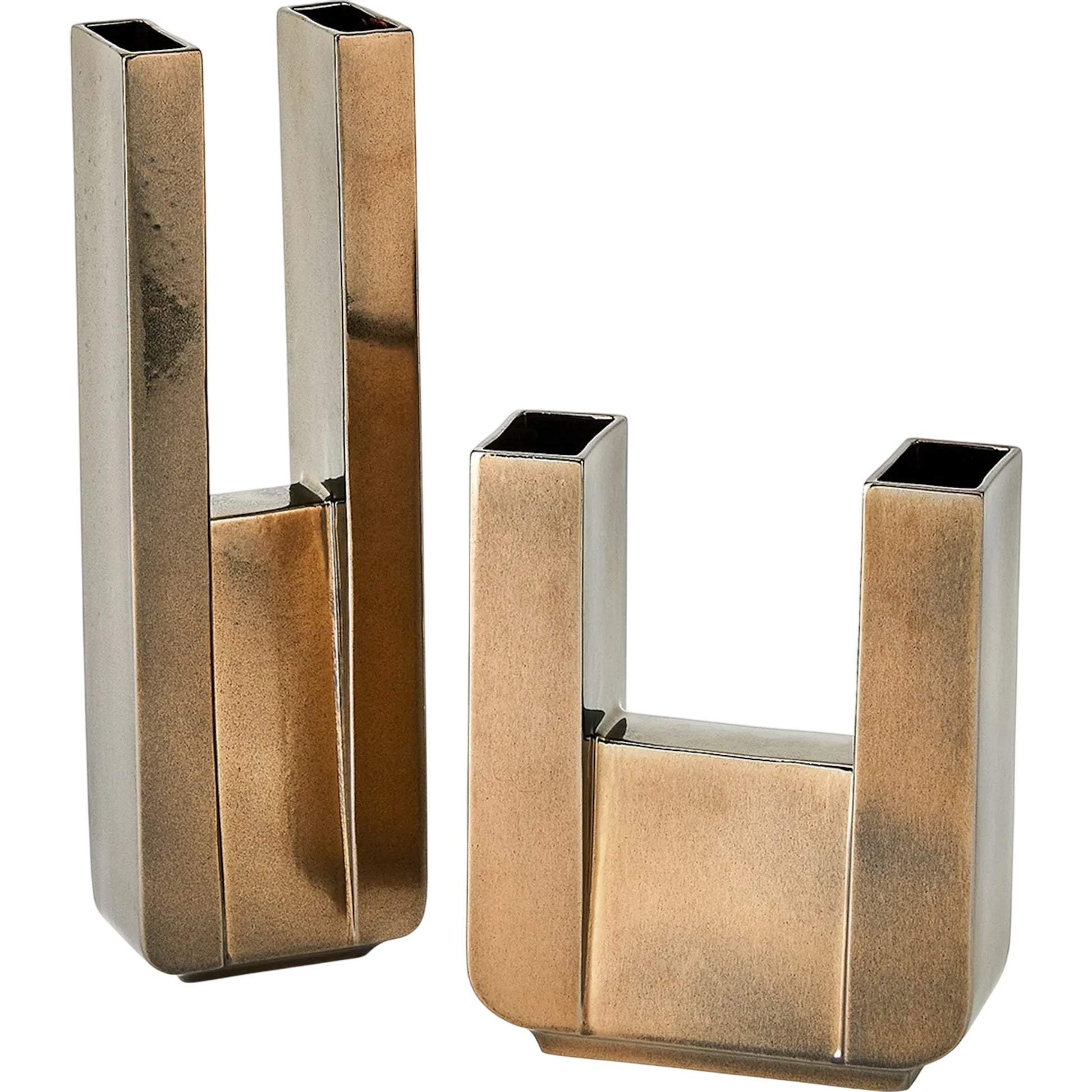 Metropolis Vase by Global Views. Made from earthenware in a rustic style.