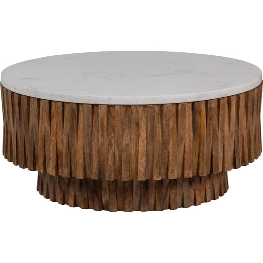 000 SI-2635934 | Primary Silo | Avington Cocktail Table by Fairfield Chair in stone and marble. Made from mango solids in a unique style.