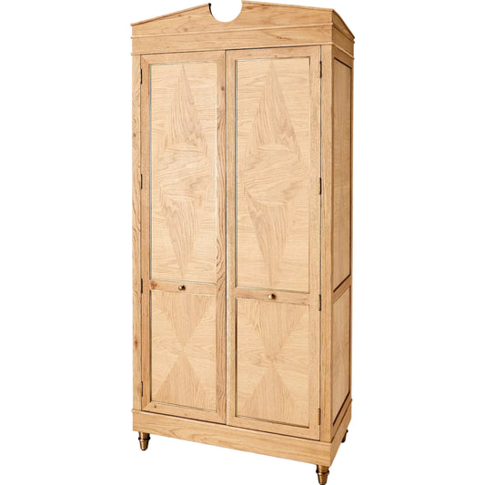 Directoire Tall Cabinet by Global Views in natural, red and marble. Made from unique in a unique style.