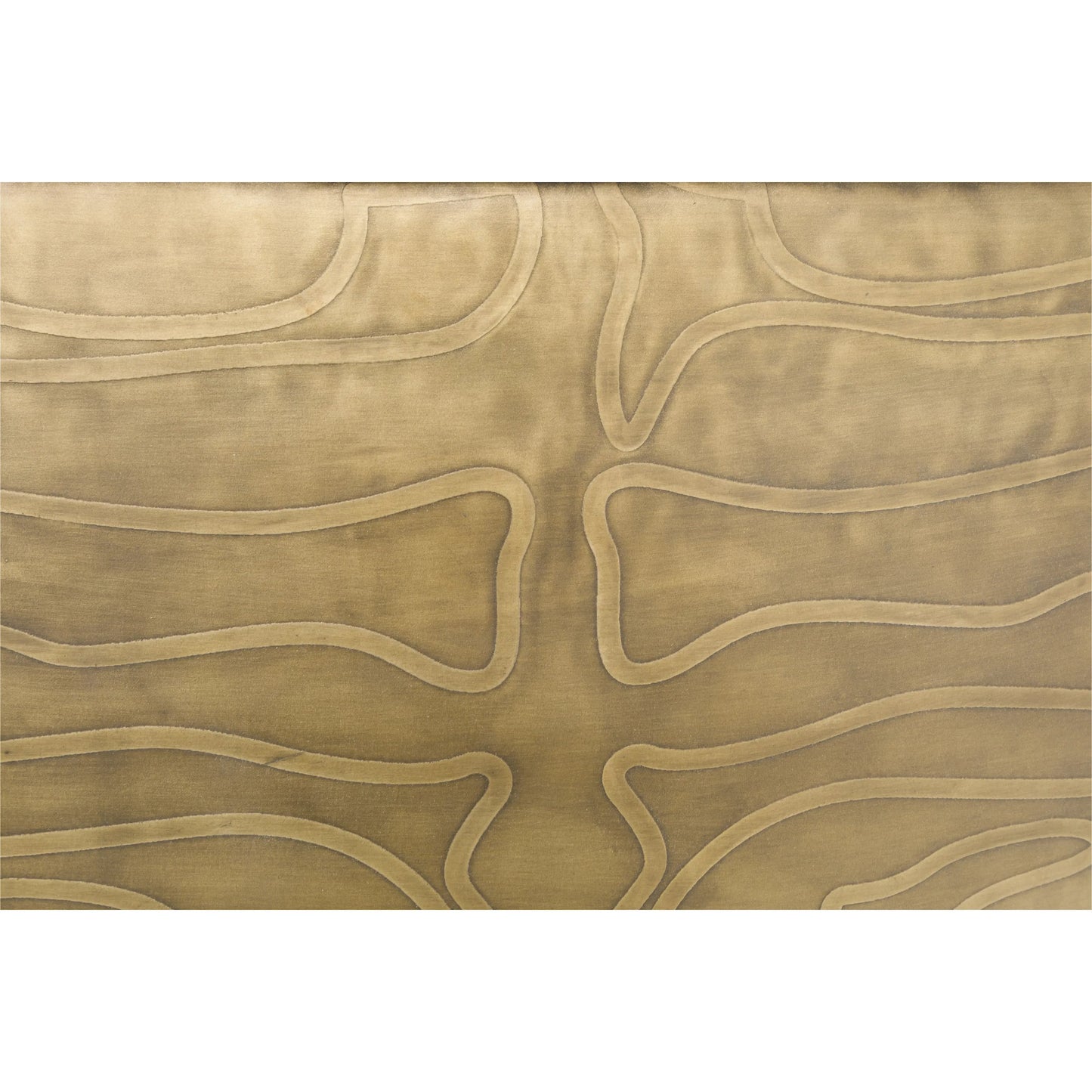 003 SI-2635936 | Closeup | Sundries Salvador Cocktail Table by Fairfield Chair in gold and aged bronze. Made from metal in a modern style.