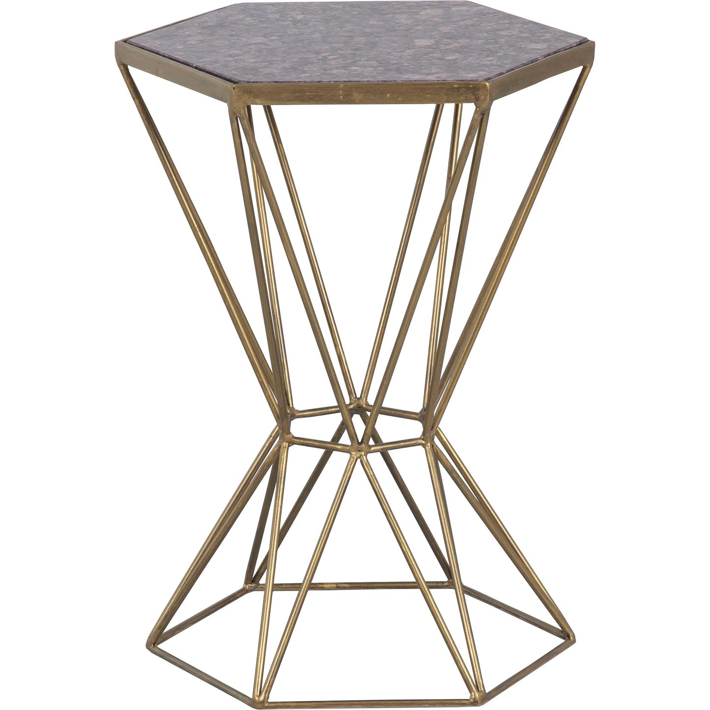 002 SI-2635940 | Additional Silo | La Bella Marble Top Drink Table by Fairfield Chair in stone and marble. Made from metal in a unique style.