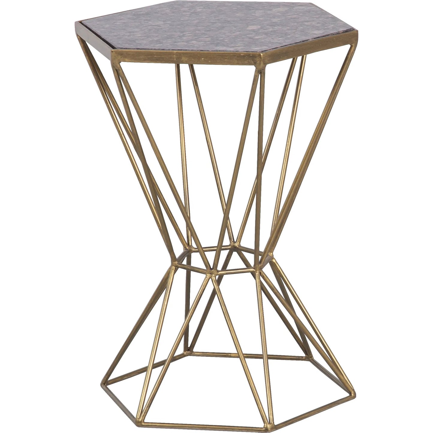 000 SI-2635940 | Primary Silo | La Bella Marble Top Drink Table by Fairfield Chair in stone and marble. Made from metal in a unique style.