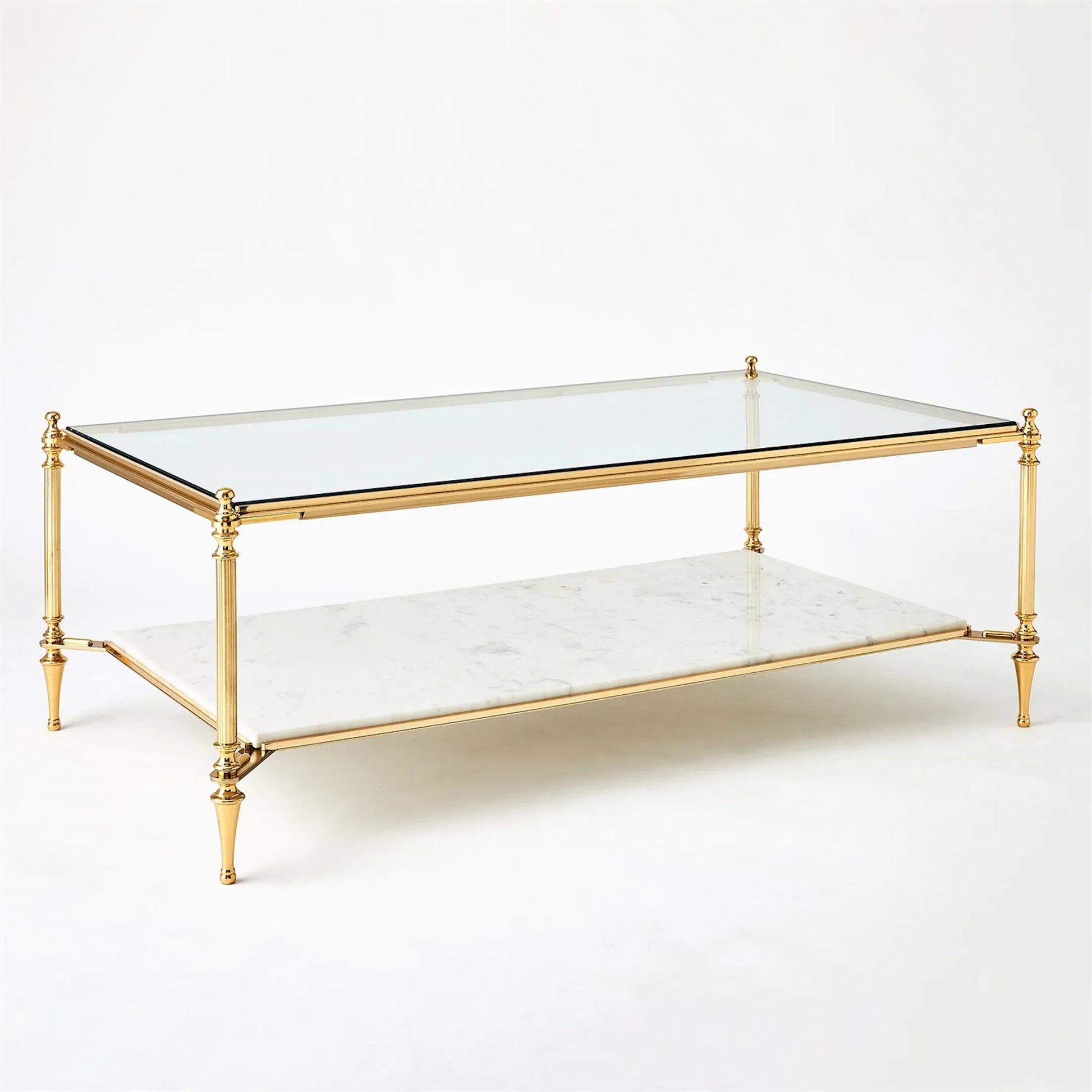 Ford End Table by Global Views in white, red and marble. Made from unique in a unique style.
