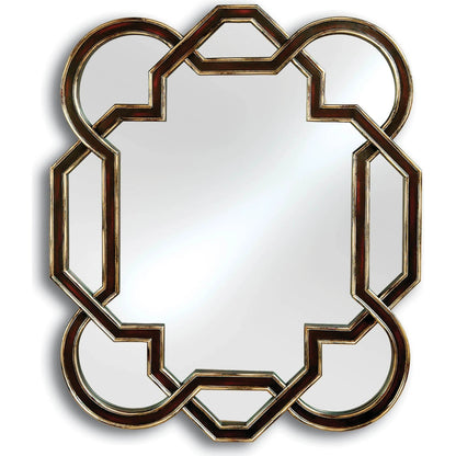 Geometro Mirror by Maitland-Smith. Made from unique in a transitional style.