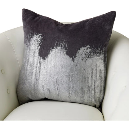 Thunder Pillow by Global Views in silver. Made from unique in a unique style.