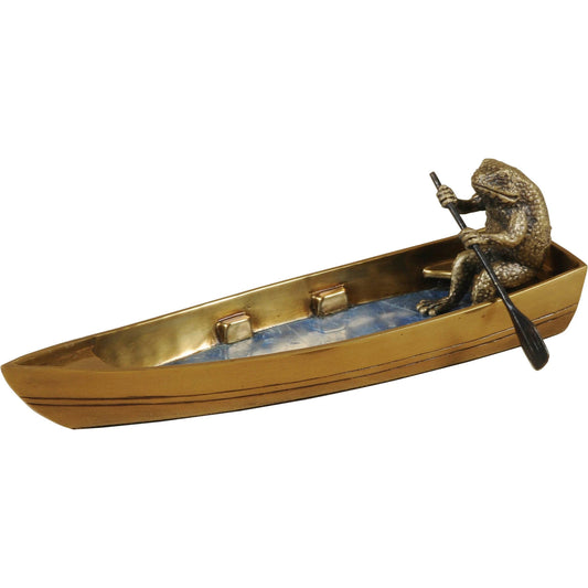 Rowing Frog by Maitland-Smith. Made from unique in a traditional style.