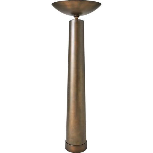 Kylix Torchiere by Global Views in bronze. Made from unique in a unique style.