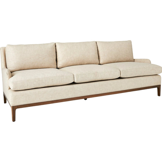 Laguna Sofa by Global Views. Made from beech wood, speedy plus 928 stone: 100% polyester, abrasion: 51, 000 d.r. in a transitional style.