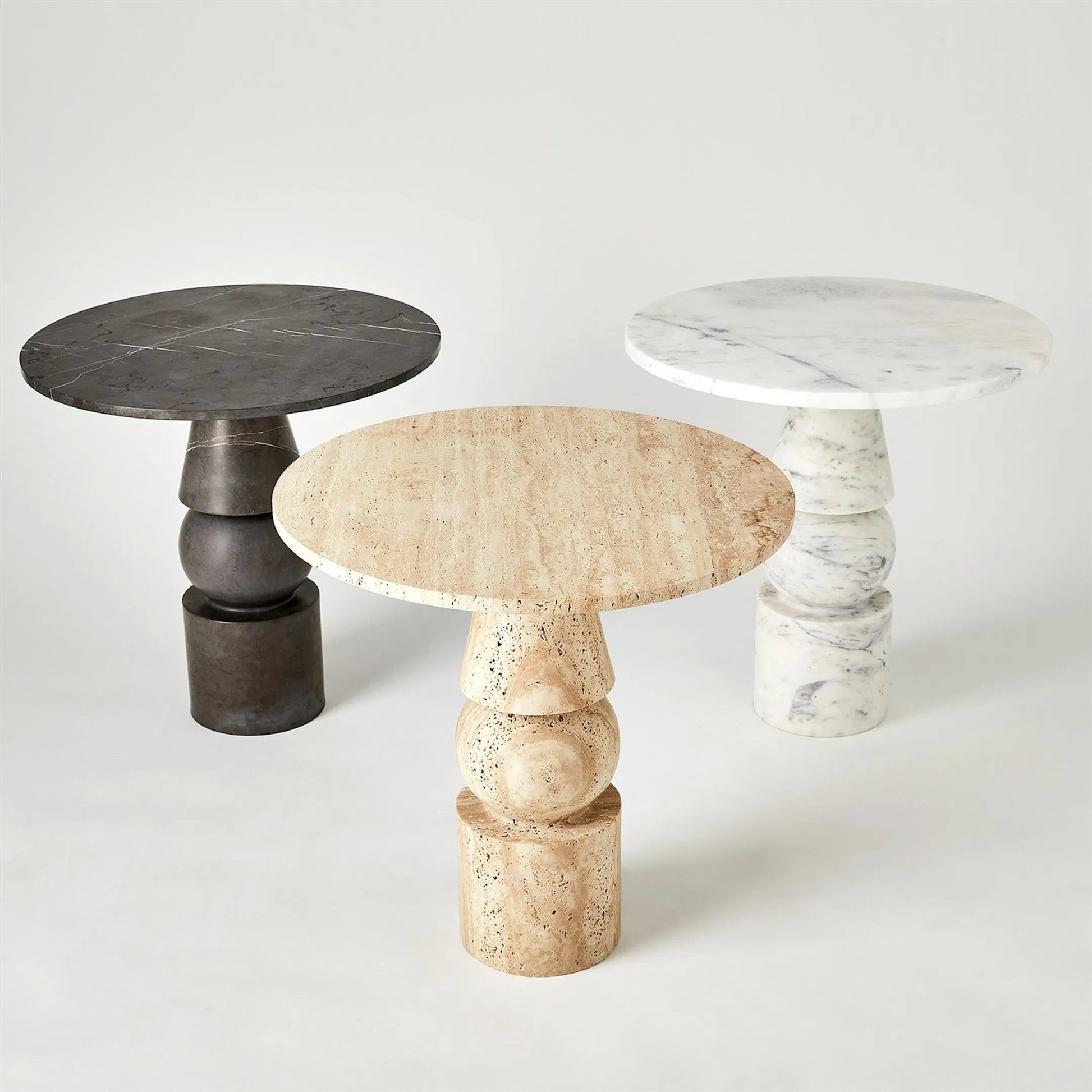 Cargo Table by Global Views in marble. Made from unique in a unique style.