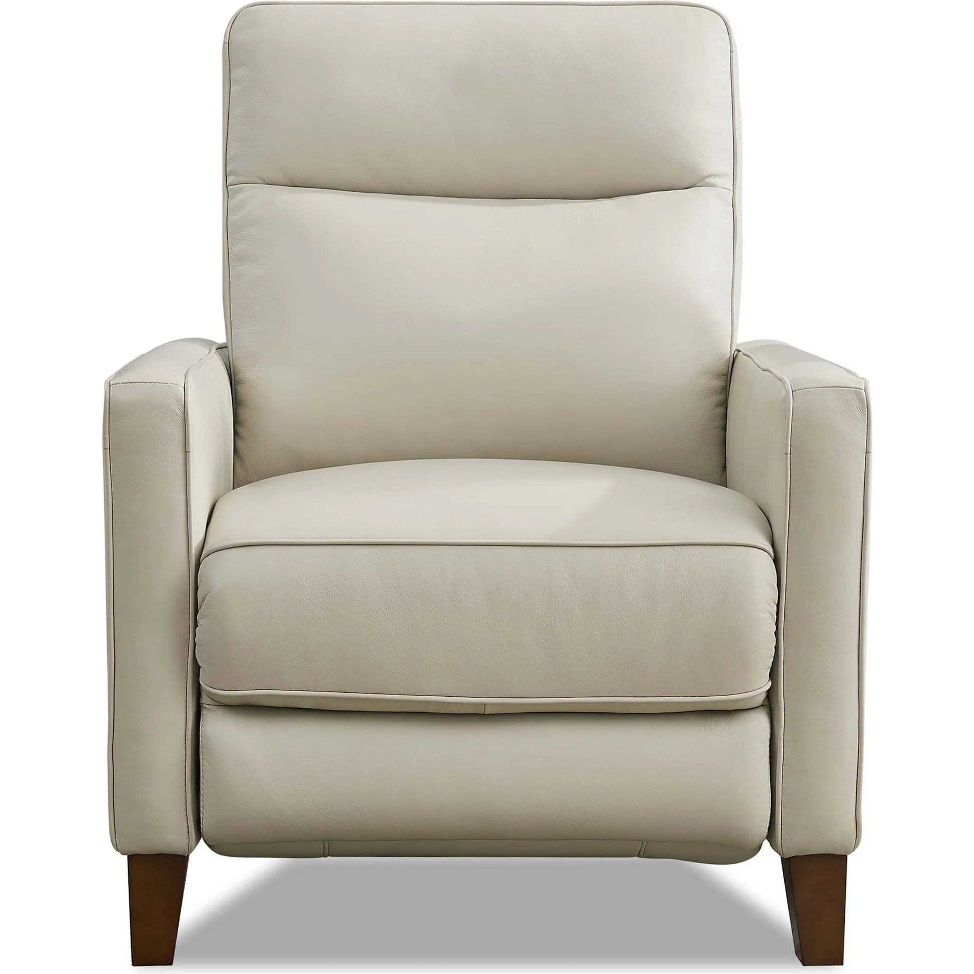 Ashby Zero Gravity Leather Recliner by Hydeline in chestnut brown. Made from leather/split, solid hardwood kiln dried in a traditional style.