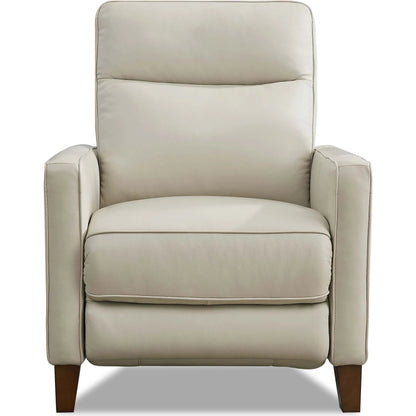 Ashby Zero Gravity Leather Recliner by Hydeline in chestnut brown. Made from leather/split, solid hardwood kiln dried in a traditional style.