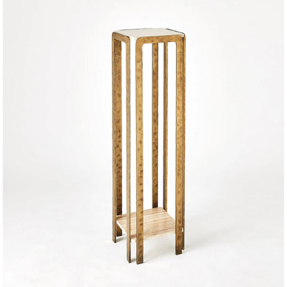 Kraft Pedestal by Global Views in bronze and antique bronze. Made from unique in a eclectic & global style.