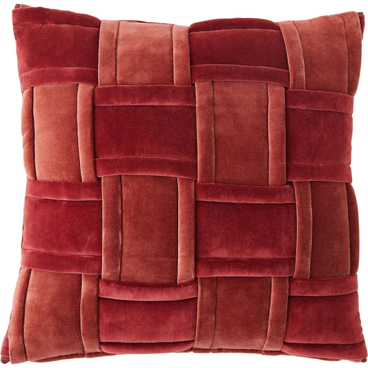 Woven Pillow by Global Views. Made from surface: 100% cotton, color will vary due to the nature in which fabric is dyed. in a unique style.