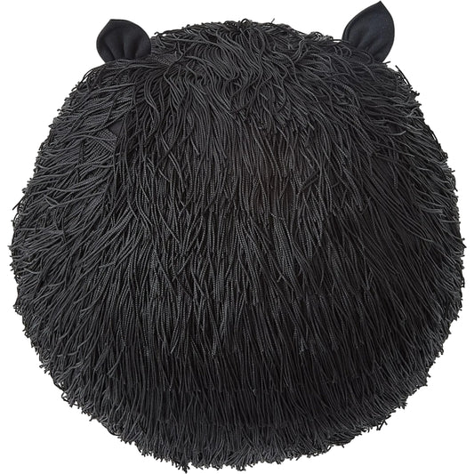 La Chatte Pillow by Global Views in black. Made from unique in a unique style.