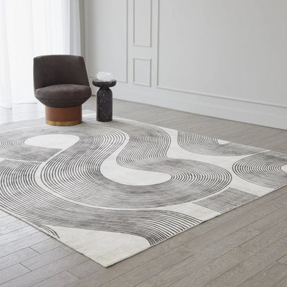 Wander Rug by Global Views. Made from 90% viscose, 10% wool in a unique style.