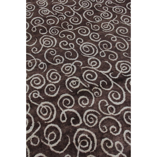 Metro 8185 Rug by Exquisite Rugs in brown, light blue. Made from new zealand wool in a unique style.