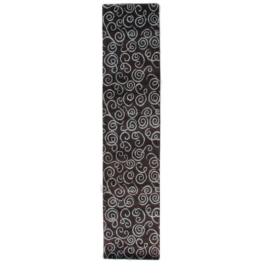 001 SI-2543957,SI-2543958,SI-2543959,SI-2543960,SI-2543961 | Primary Silo | Metro 8185 Rug by Exquisite Rugs in brown, light blue. Made from new zealand wool in a unique style.