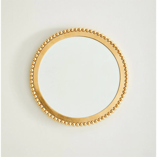 Ball Bearing Mirror by Global Views in gold. Made from unique in a unique style.