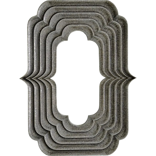 Sequential Mirror by Global Views. Made from white metal, mdf in a modern style.