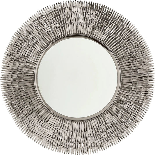 Quill Burst Mirror by Global Views. Made from mild steel, glass in a modern style.