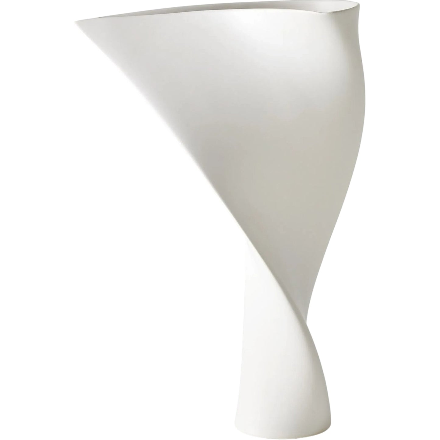 004 SI-2324414 | Primary Silo | Euphonious Vase by Global Views in matte white and white. Made from unique in a modern style.