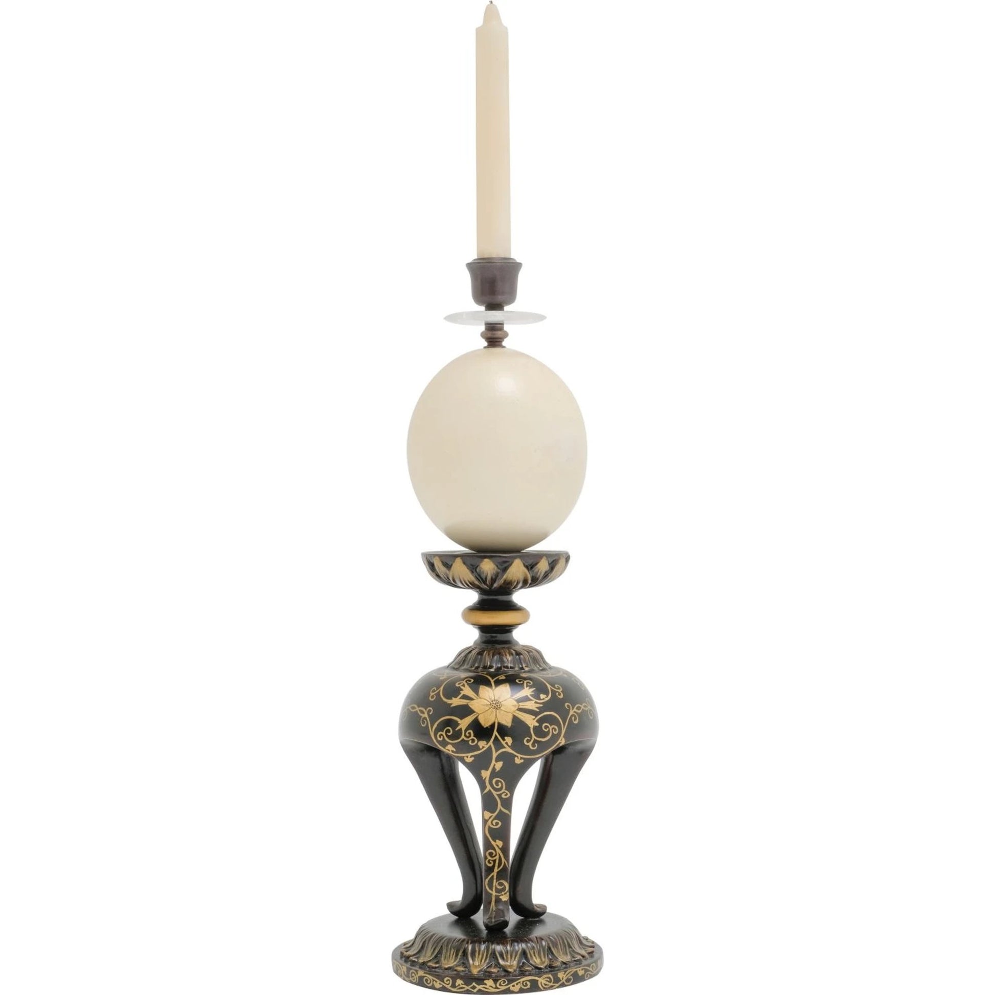 Shikki Candlestick by Maitland-Smith. Made from unique in a traditional style.