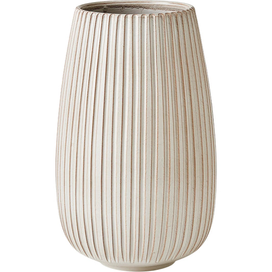 001 SI-2445564 | Primary Silo | Vertical Ribbed Vase by Global Views in natural. Made from ceramic in a unique style.