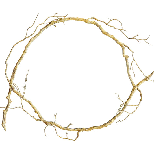 Botanica Mirror by Global Views in brass. Made from mdf, cast iron, mirror in a unique style.
