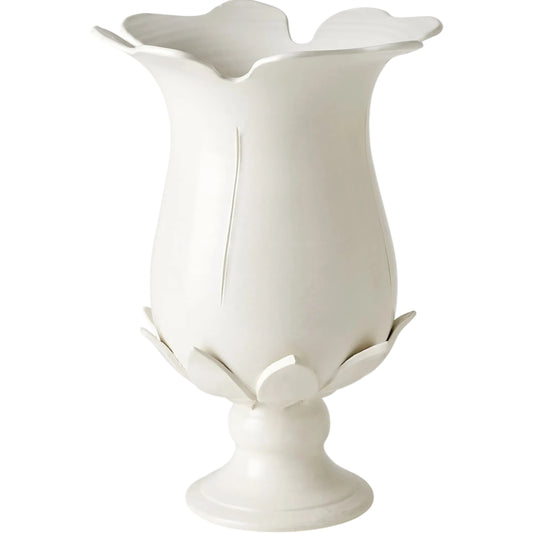 Blossom Vase by Global Views in natural. Made from earthenware in a modern style.