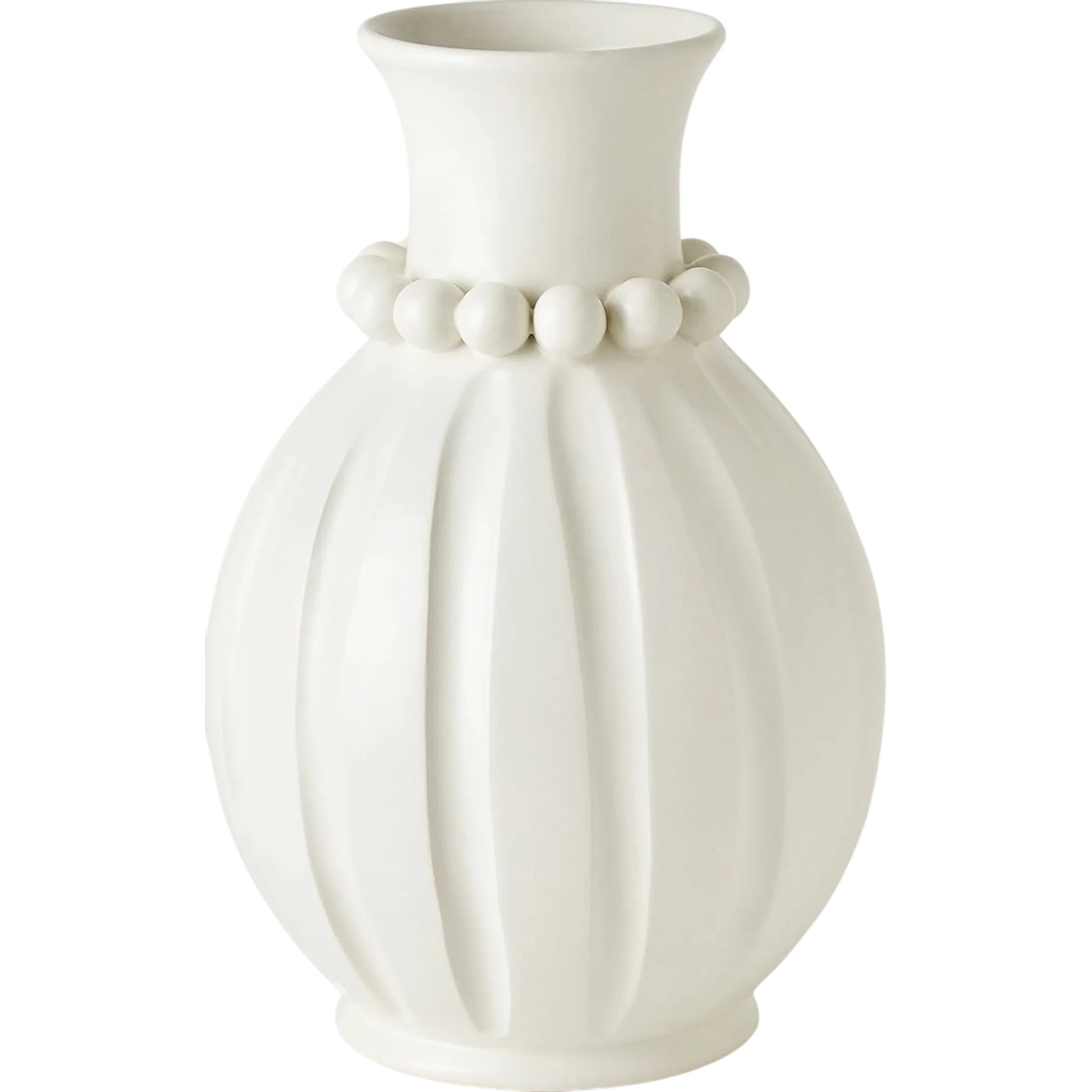 Pearl Vase by Global Views in pearl. Made from unique in a traditional style.