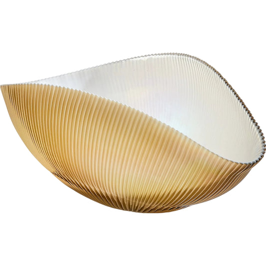 Pleated Bowl by Global Views. Made from unique in a eclectic & global style.