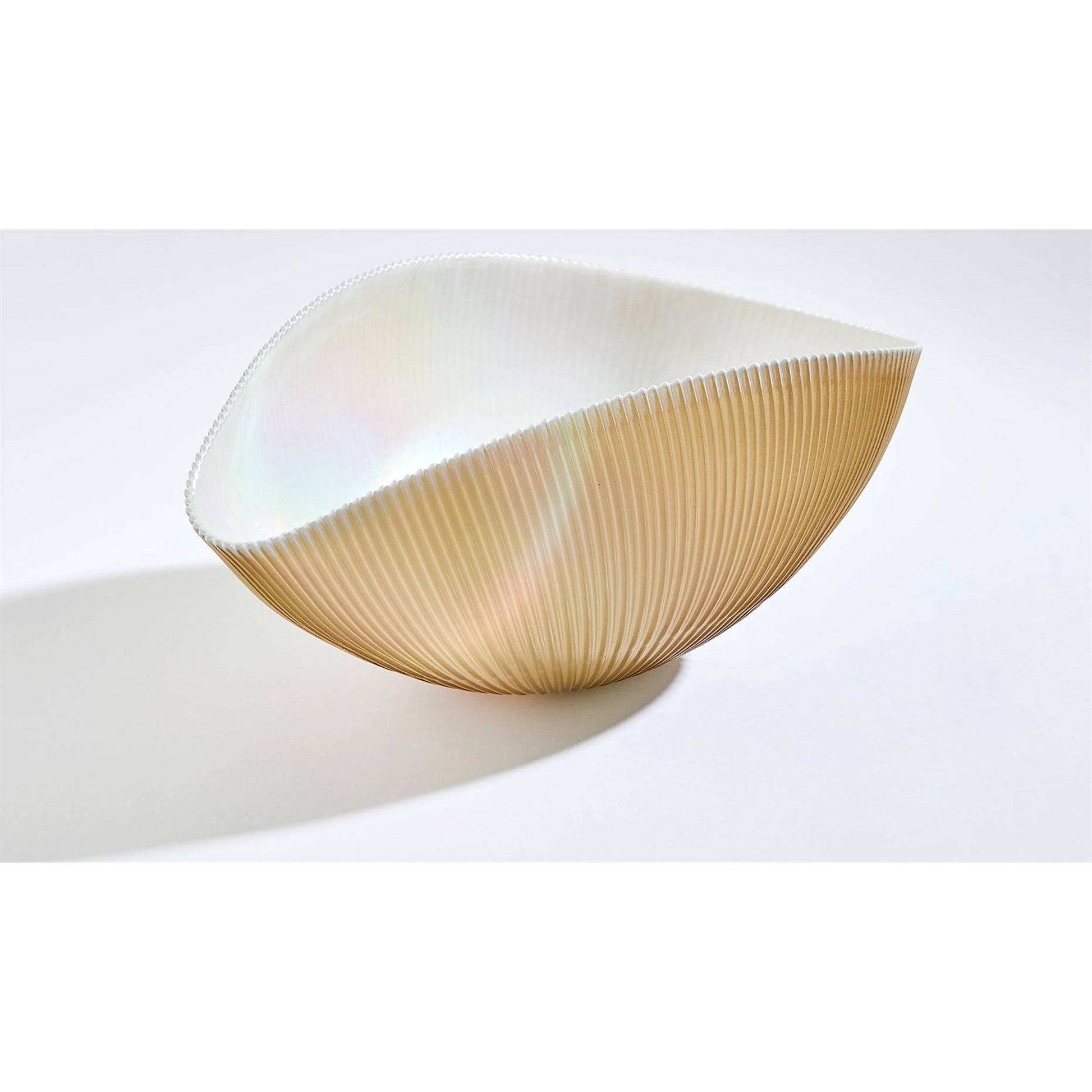 Pleated Bowl by Global Views. Made from unique in a eclectic & global style.