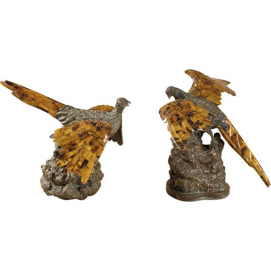 Game Bird Sculptures by Maitland-Smith. Made from unique in a traditional style.