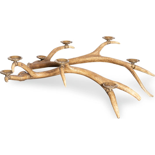 001 SI-2015763 | Additional Silo | Antler Candleholders by Maitland-Smith. Made from unique in a rustic style.