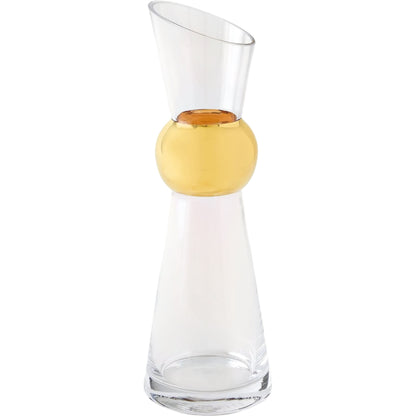 Metallic Orb Carafe by Global Views. Made from art glass in a eclectic & global style.