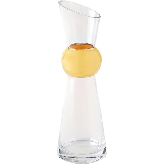Metallic Orb Carafe by Global Views. Made from art glass in a unique style.