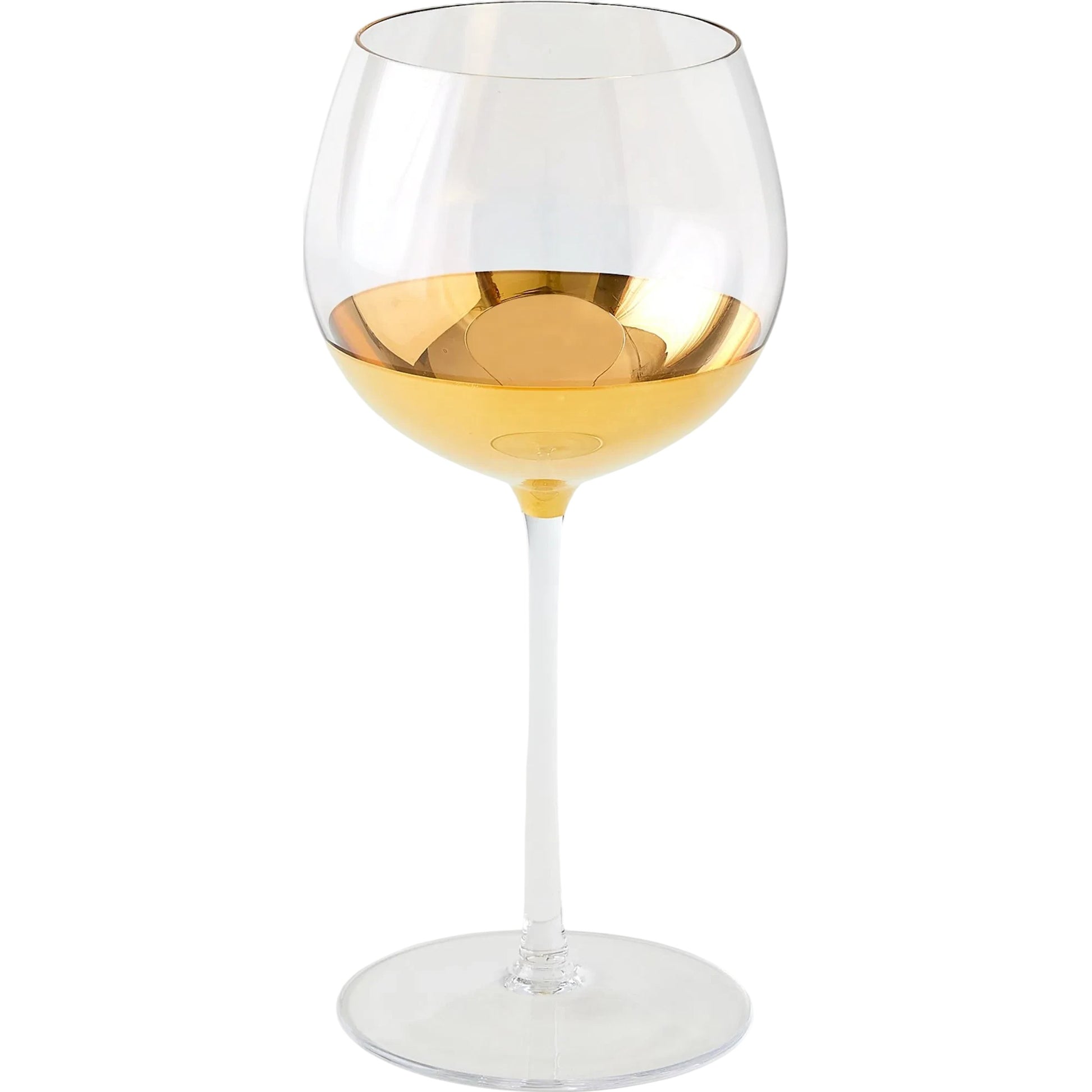 Metallic Orb Wine Glass by Global Views. Made from art glass in a eclectic & global style.