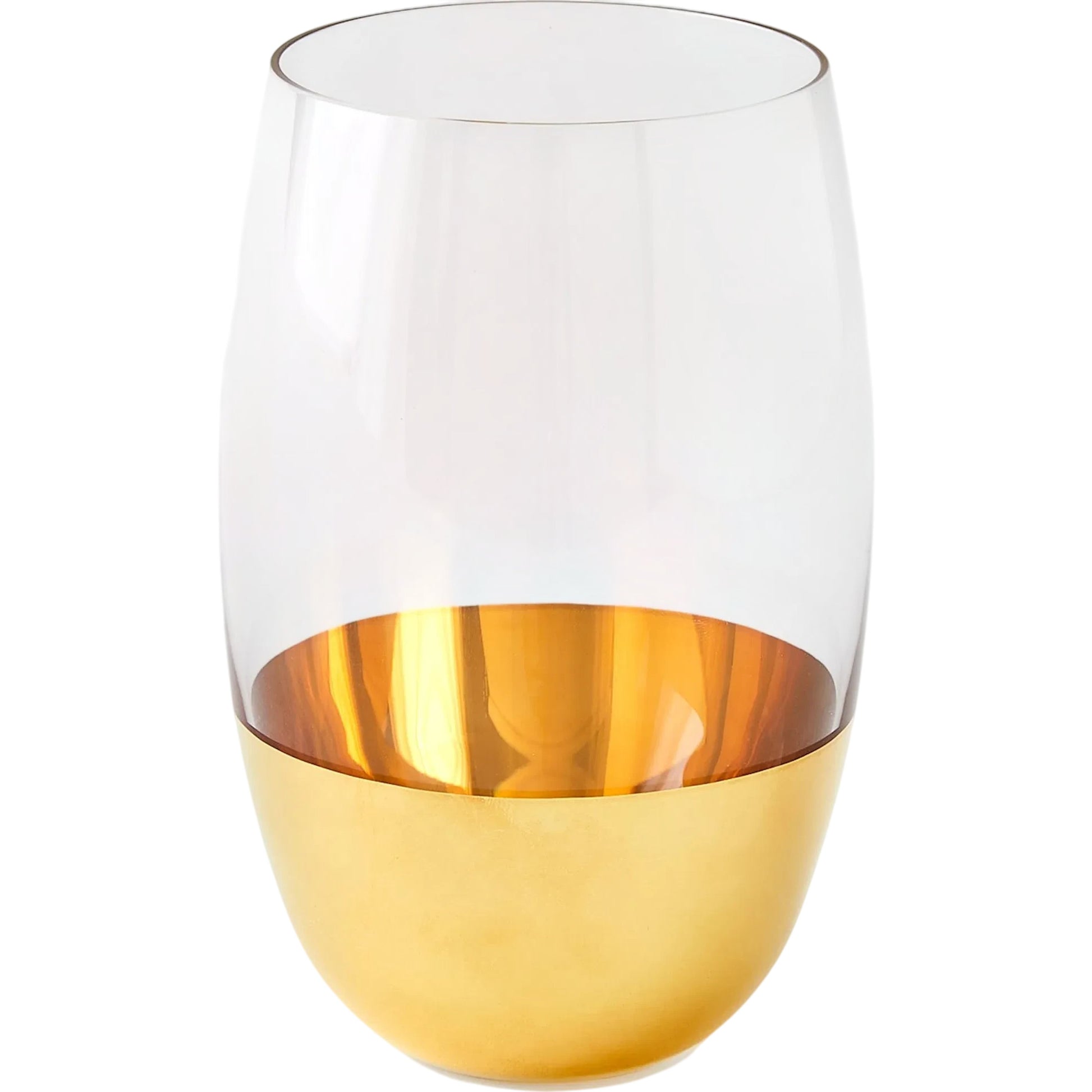 Metallic Orb Highball Glass by Global Views. Made from art glass in a eclectic & global style.
