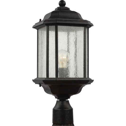 Kent One Light Outdoor Post Lantern by Visual Comfort & Co.. Made from die cast aluminum in a unique style.