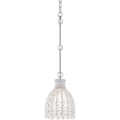 Floral Park Pendant by Hudson Valley in aged brass. Made from brass in a cottage & farmhouse style.