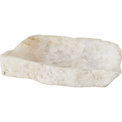Quartz Tray by Global Views in natural. Made from stone in a unique style.