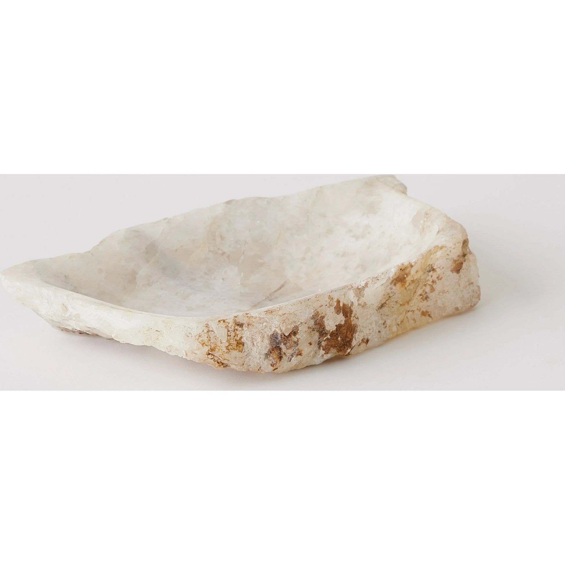 Quartz Tray by Global Views in natural. Made from stone in a unique style.