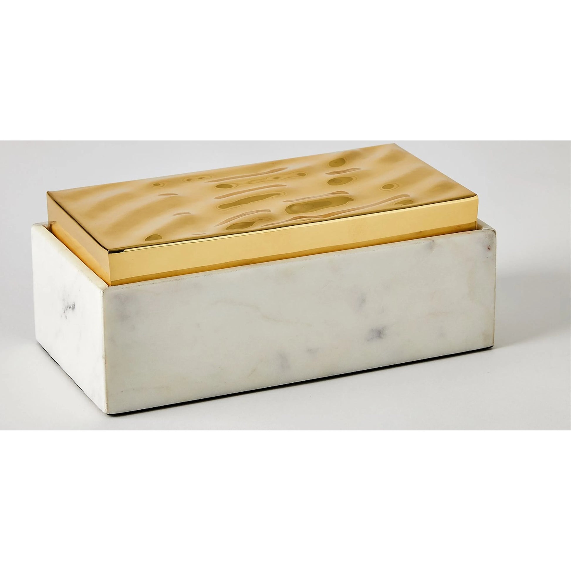 Shimmer Box by Global Views in marble. Made from unique in a unique style.