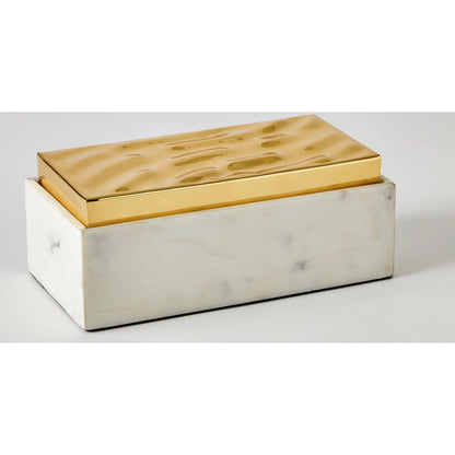 Shimmer Box by Global Views in marble. Made from unique in a unique style.