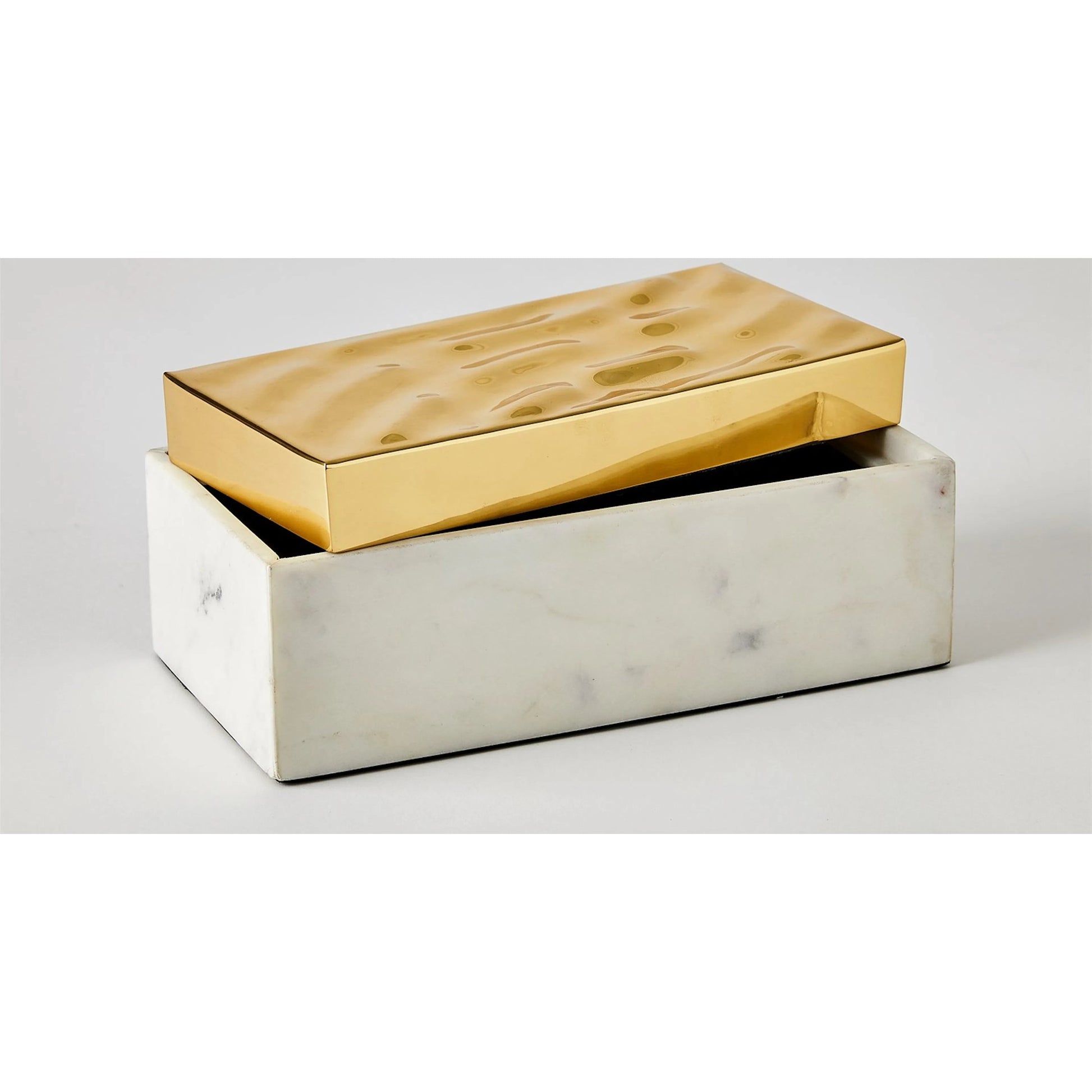 Shimmer Box by Global Views in marble. Made from unique in a unique style.